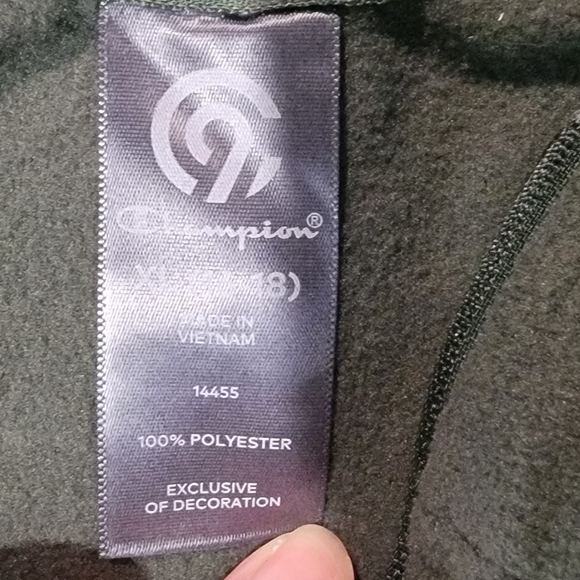 Green and Gray Quarter-Zip Pullover - Picture 8 of 11